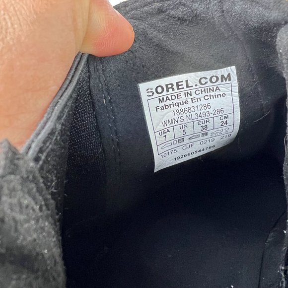 Sorel Womens Joan Of Arctic Wedge II Chelsea Boots Elk (NL3493-286) size 7 - Picture 6 of 7